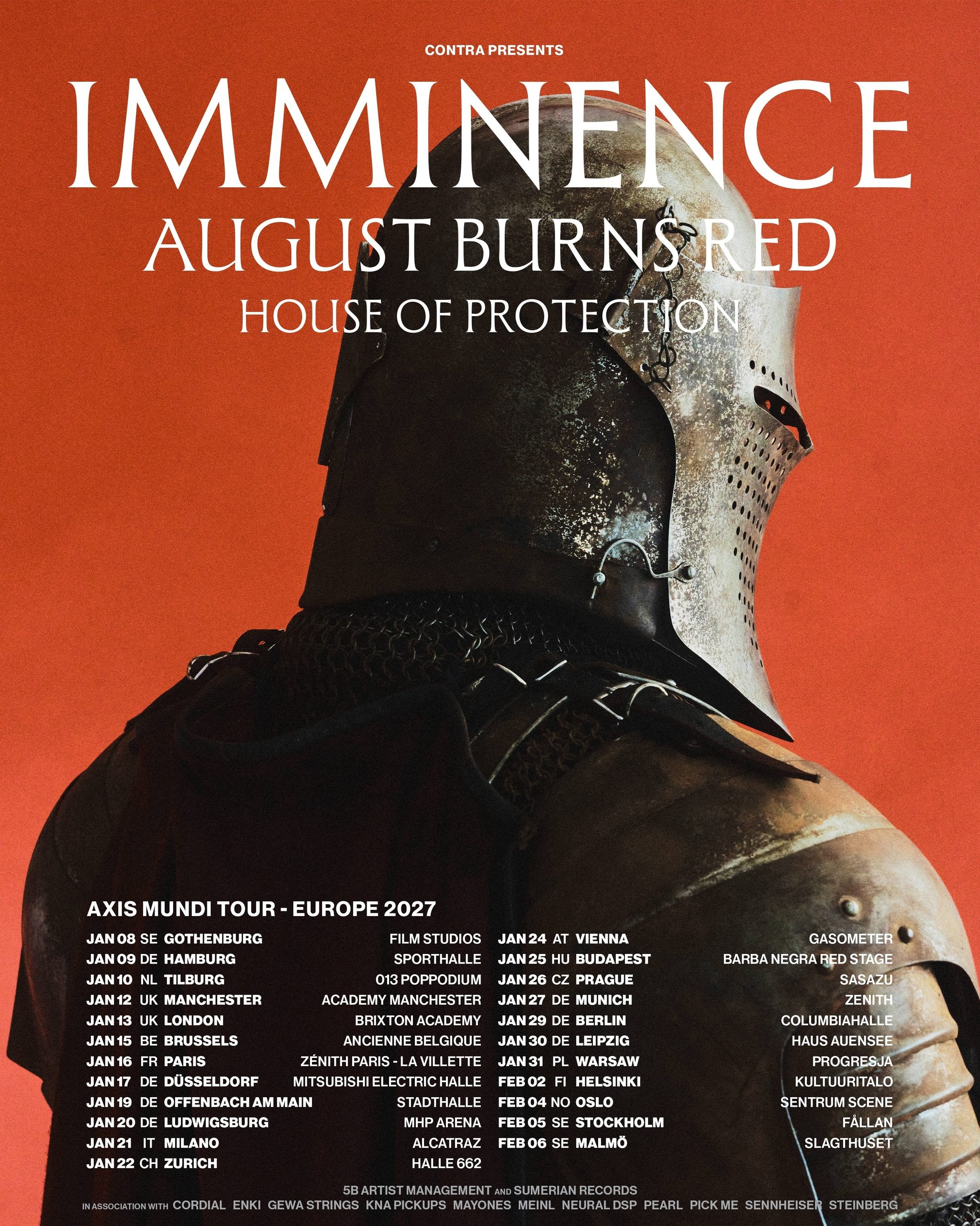 Imminence auf Headline Tour 2027