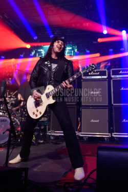 Asomvel during the Airbourne Gutsy Tour 2026 at Tonhalle, Munich.