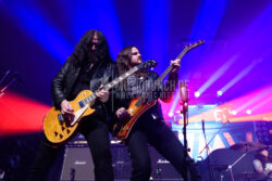 Asomvel during the Airbourne Gutsy Tour 2026 at Tonhalle, Munich.