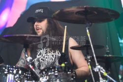 Asomvel during the Airbourne Gutsy Tour 2026 at Tonhalle, Munich.